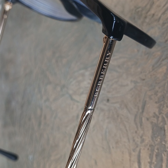 Women's BURBERRY eyeglass frames B2189 black and gold - Picture 6 of 10